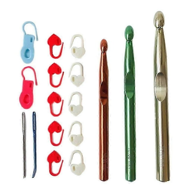 2025 Latest Model Aluminum Sewing Crochet Hook Set Crochet Multicolor DIY Craft