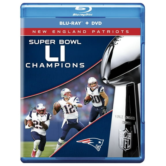 NFL Super Bowl LI - New England Patriots [Blu-ray   DVD]