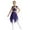 Purple, variant on iiniim Kids Girls Dance Contrast Color Sleeveless High Low Dress Dancewear Burgundy 10