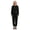 Black, variant on Womens Adaptive Clothing - Alzheimer Anti-Strip Jumpsuit with Feeding Tube Access for Special Needs Black 3XL