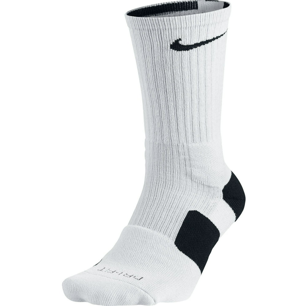 Nike - Nike Dri-FIT Elite Crew Men's Basketball Socks White/Black ...
