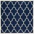 thumbnail image 5 of SAFAVIEH Dhurries Toby Geometric Runner Rug, Navy/Ivory, 2'6" x 10', 5 of 10