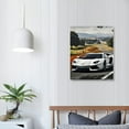 thumbnail image 3 of JEUXUS Sports Car Canvas Wall Art Framed Colorful Supercar Painting Picture Racing Car Garage Wall Decor Black and White Themed Modern Canvas Prints for Boys Room Men Bedroom Office, 3 of 4