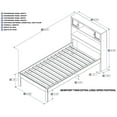 thumbnail image 7 of Newport Platform Bed with Open Foot Board, Multiple Sizes, Multiple Colors, 7 of 7