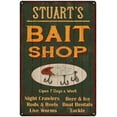 thumbnail image 1 of STUART'S Green Bait Shop Man Cave 8 x 12 High Gloss Metal 208120027305, 1 of 1