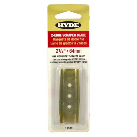 2-1/2 Hyde Tools 11100 Hyde Lifetime 2-Edge Replacement Scraper Blade