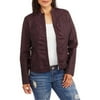 Women's Faux Leather Moto Jacket