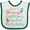 White and Green, variant on Inktastic Hacker Like Daddy Boys or Girls Baby Bib