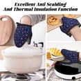 thumbnail image 3 of Bone And Star For American Oven Mitts Heat Resistant - Soft Lining Silicone Mini Oven Mitts with HangingLoop, Kitchen Oven Gloves Heat Resistant 500℉ for Cooking Baking Microwave, 3 of 7