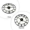 thumbnail image 4 of 1Pc Vintage Metal Outdoor Wall Clock Stylish Decoration For Outdoor Space Garden Home Wall Crafts Decorations, 4 of 9