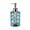 Blue, variant on YiJuHui 2pcs Refillable Glass Soap Dispenser Pump Bottle with Diamond Pattern Design for Kitchen and Bathroom Decor