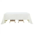 thumbnail image 2 of Balsa Circle 10 Pieces 60" x 126" Ivory Rectangle Polyester Tablecloths Table Cover Linens, 2 of 7
