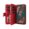 thumbnail image 4 of Compatible with Nokia X20/ X10 Wallet Case with Card Slots PU Leather Zipper Flip Folio Cover, 4 of 5