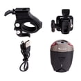 thumbnail image 2 of Riwesomey Luz LED para casco de bicicleta, lámpara de advertencia recargable por USB con soporte, accesorio de faro de brillo potente para exteriores Gafas de moto Riwesomey VI015582-00B, 2 of 6