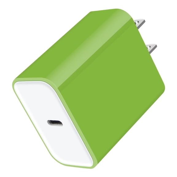 USB C Block,USB C Wall Charger Block,AILKIN PD 20W Type C Block Charger Fast Charging Charger Plug Power Adapter USB C Brick Cube For Android Fast Charger Block,Green