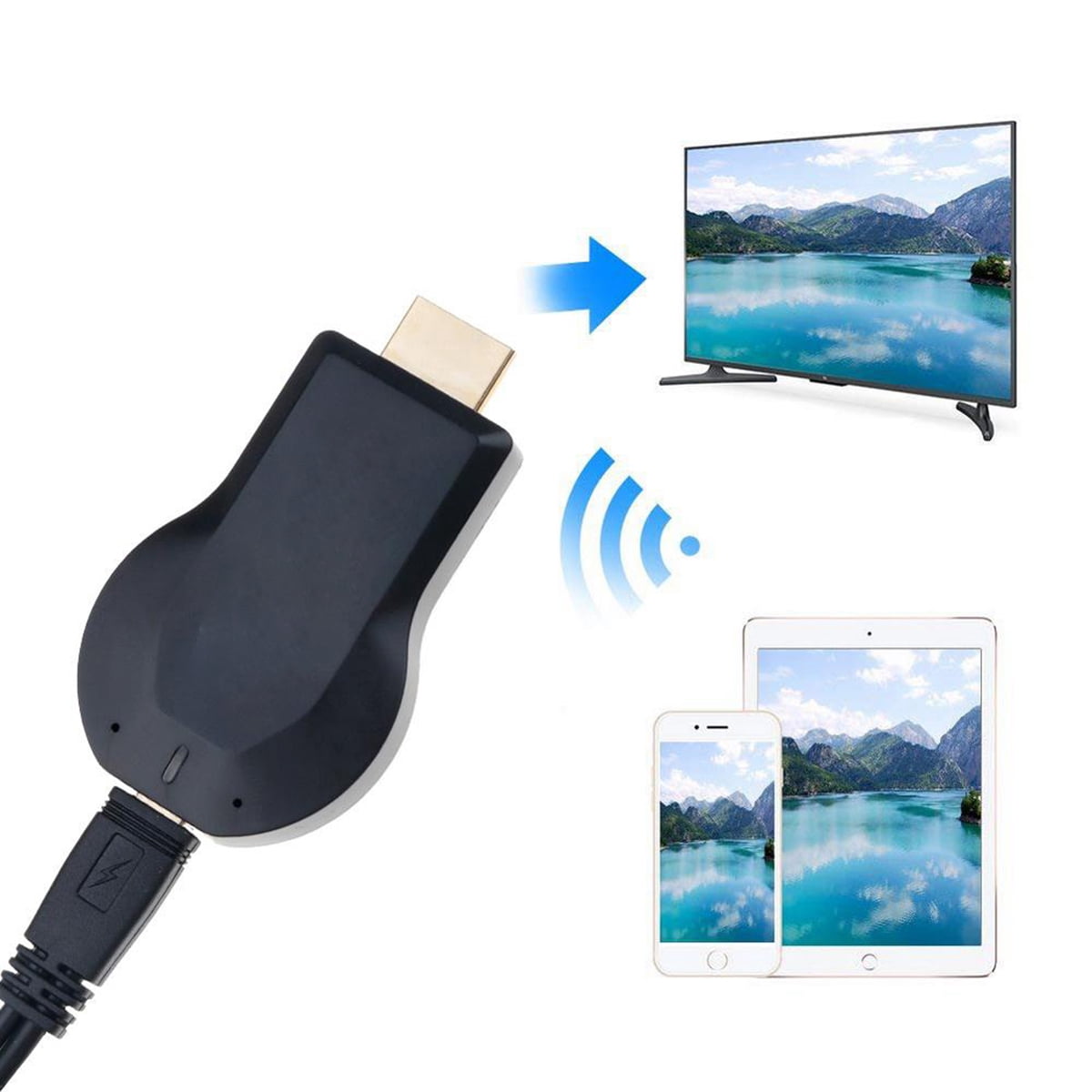 Wireless Display Receiver WiFi Dongle 