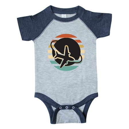 

Inktastic Airplane Trip Vintage Travel Gift Baby Boy or Baby Girl Bodysuit