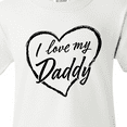 thumbnail image 4 of Inktastic I Love My Daddy in Black Chalk Heart Youth T-Shirt, 4 of 5