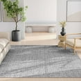 thumbnail image 5 of Well Woven Abstract Nightscape Modern Geometric Flat-Weave Gray 9'10" x 13' Area Rug, 5 of 7
