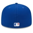 thumbnail image 4 of Men's New Era White/Royal Atlanta Braves 2023 City Connect 59FIFTY Fitted Hat, 4 of 5