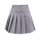thumbnail image 2 of Falda Plisada De Mujer De Cintura Alta Mini Falda De Patinadora De Tenis Uniformes Gris L SM SunniMix Minifaldas de cintura alta, 2 of 7