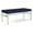 Open House Navy, variant on Avon Reception Waiting 2 Seat Bench 550 LB Capacity / Silver Steel / Blue