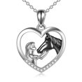 thumbnail image 1 of JM Collar de doncella de amor y caballo (negro) ER, 1 of 5