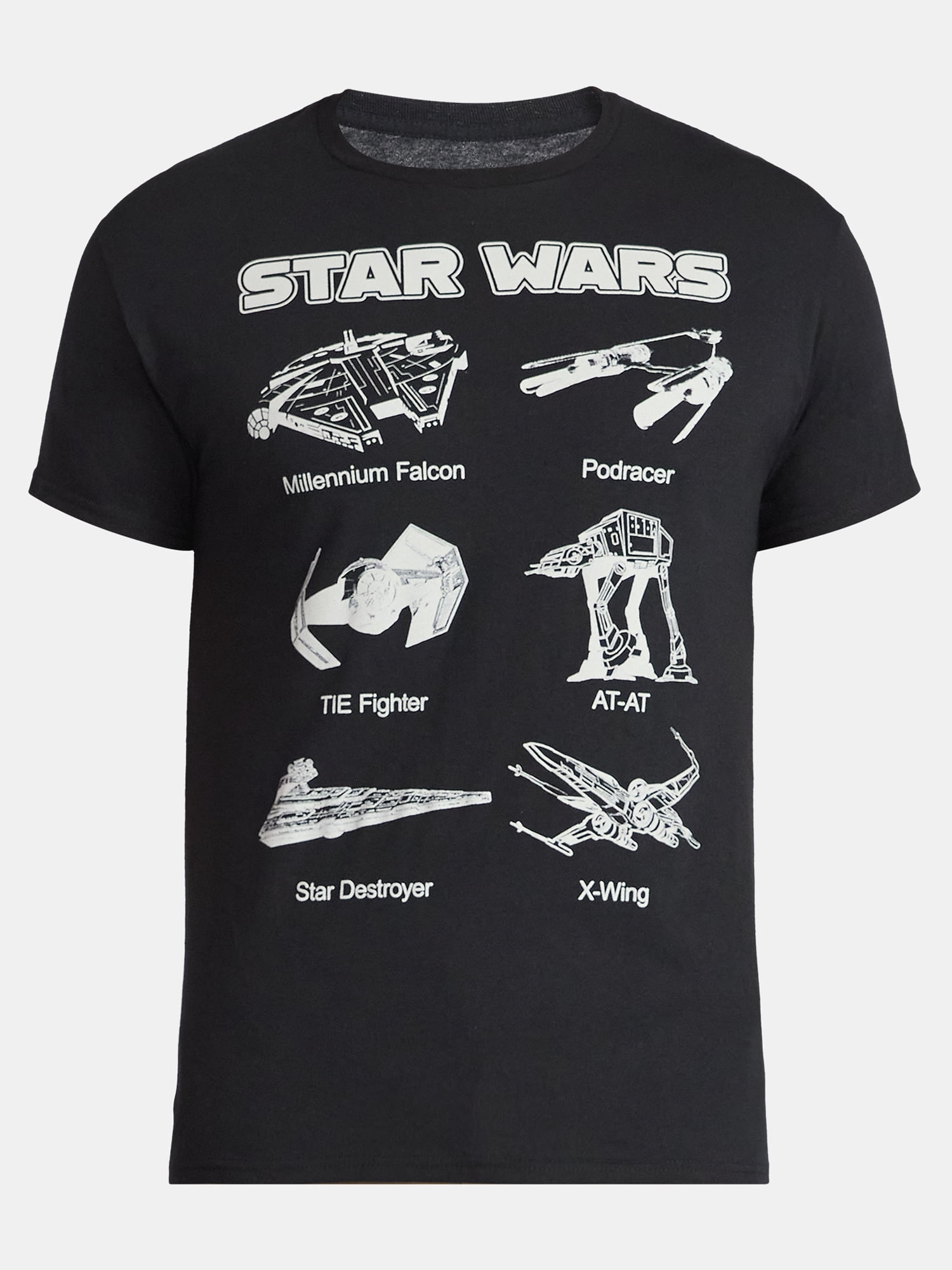 Mandalorian Star Wars Men's and Big Men's Graphic Tee with Short Sleeves, Sizes S-3XL