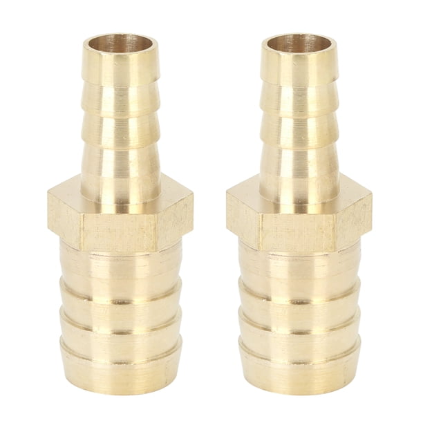 Uxcell 19mm to 12mm Straight Connector Adaptor Brass Barb Hose Fitting