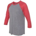 thumbnail image 2 of Mens Clementine Tri-Blend 3/4-Sleeve Raglan Tee, 2 of 4