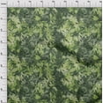 thumbnail image 4 of oneOone Cotton Jersey Green Fabric Abstract Floral Quilting Supplies Print Sewing Fabric By The Yard 58 Inch Wide-1ra, 4 of 5