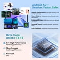 thumbnail image 6 of SHARECLOUD P10 Android 16 Tablet，10.1 Inch Tablet With Gemini AI，20GB RAM+128GB ROM/1TB，Unisoc T7250 Octa-Core Gaming Tablets,6600mAh，2MP+8MP，Widevine L1/BT5.0+WiFi，Gray, 6 of 8