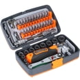 thumbnail image 2 of 38pc Precision Ratchet Screwdriver Bit Set | Magnetic Screwdrivers Kit Electronics Repair Tool Kit With Flexible Shaft Extension Rod | For Phone Laptop Watch & Other Electronic Devices, 2 of 5