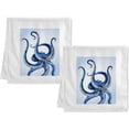 thumbnail image 2 of GZHJMY Blue Marine Kraken Octopus Towels 100% Cotton Hand Towels for Bathroom 16 x 30 inch, Absorbent Soft & Skin-Friendly, 1 Piece Wash Cloths, 2 of 6