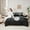 Black White 02, variant on Feelyou Fashion Pink Guitar Twin Bedding Sets 7pcs, Piano Musical Note Comforter Set