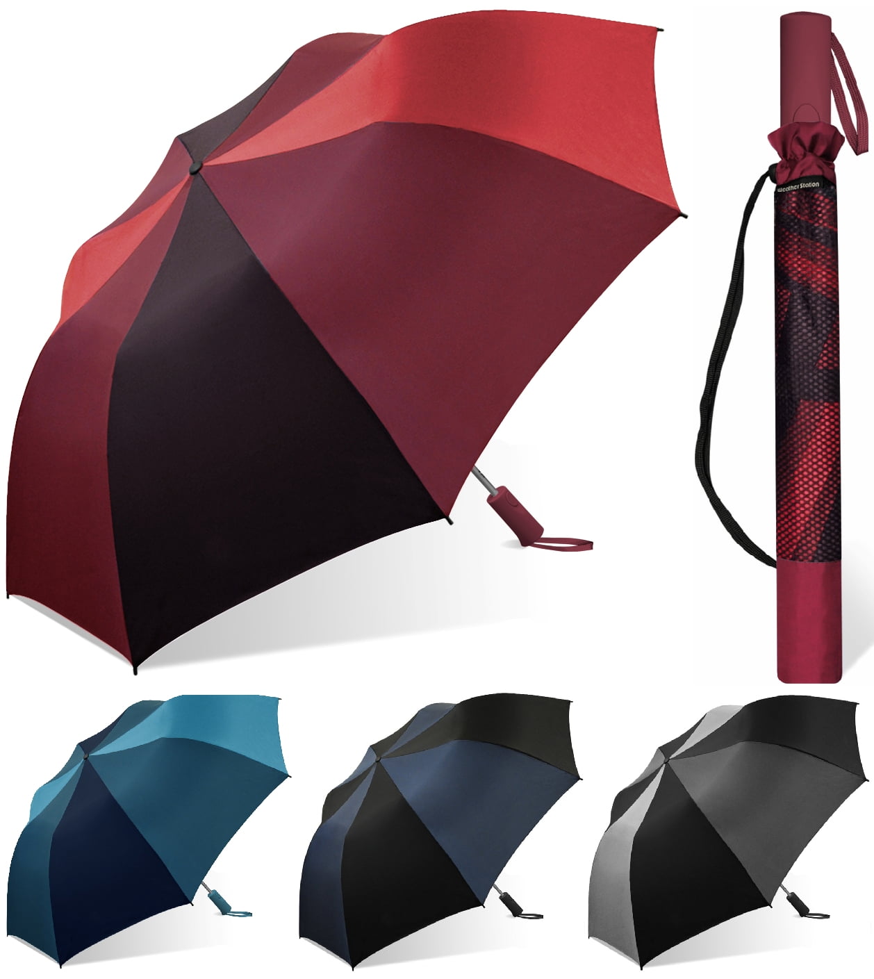 The Weather Station Umbrella Style 56MB, 1.0 CT