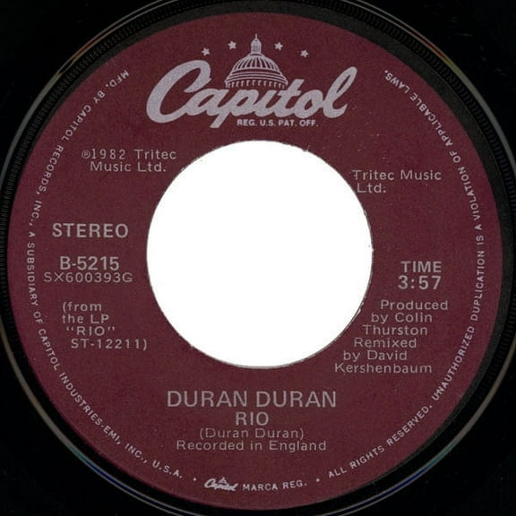Duran Duran - Rio (7" 45RPM Vinyl) (New)