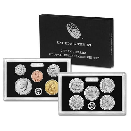- 225th Anniversary of the U.S. Mint Enhanced Uncirculated Limited Edition Coin Set