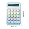 thumbnail image 5 of OIUR 10 Digits Calculator with Big Button 15-Degree Tilt Design LCD Display Mechanical Switch Portable Aesthetic Calculator, 5 of 7