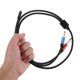 thumbnail image 5 of unbranded Cable De Extensión De Audio Negro Para Auriculares Con Conector 3.5mm A .35mm Para Estudio, 5 of 8