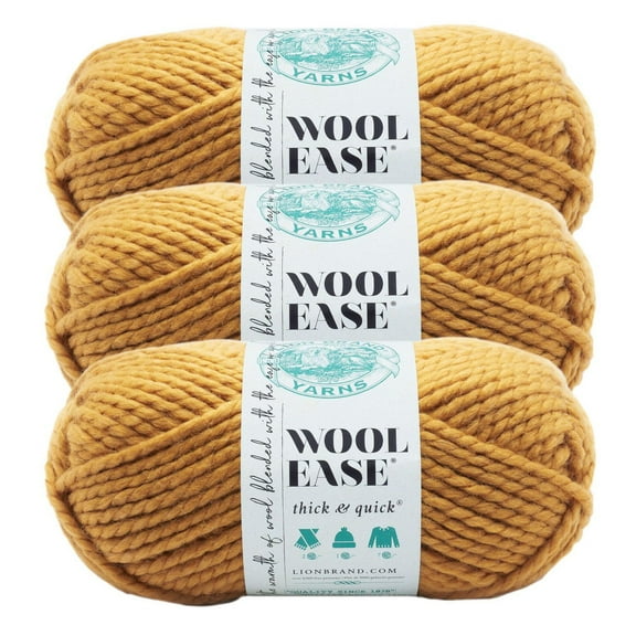 Fil Wool-Ease Thick & Quick Fil #6 Super Bulky/Chunky 170g / 97m 3-Paquet