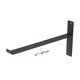 thumbnail image 2 of Soportes de estante de pared Uxcell de acero al carbono, soporte de estante de metal, refuerzo de esquina con labio 12.4"L x 1.2"W x 6"H Negro 2 piezas, 2 of 4