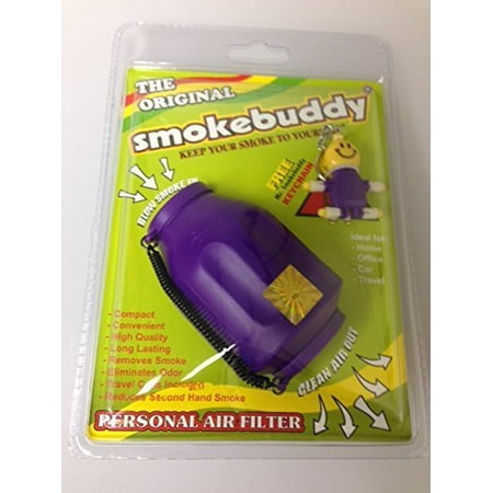 - Smoke Buddy - Personal Air Filter/ Purifier - Purple..., By smokebuddy Ship from US