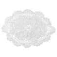 thumbnail image 2 of chengsi Lace Round Cotton Table Mat Crochet Wedding Dining Doily Coffee Coasters Cotton Napkin Kitchen Table Lace Doily Banquet Decor, 2 of 10