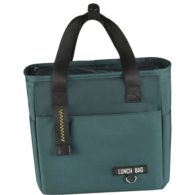 Bolsa térmica para el almuerzo, bolsa térmica para mujer, lonchera térmica resistente al agua Verde