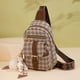 thumbnail image 5 of Bolso de pecho para mujer, sencillo, de moda, con estampado retro, informal, para hombro, 5 of 5