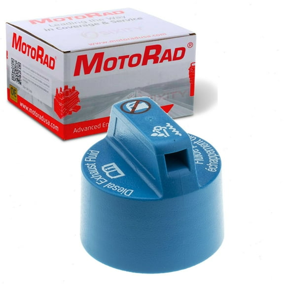 MotoRad Diesel Emissions Fluid Filler Cap compatible with Ford F-350 Super Duty 6.4L 6.7L V8 2010-2016
