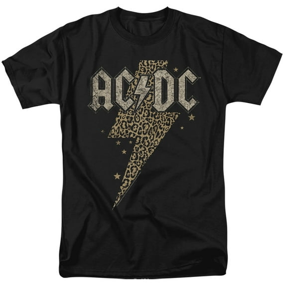 ACDC Leopard Bolt Unisex Adult T Shirt For Men And Women