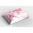 thumbnail image 2 of Floral Pillow Sham Japanese Sakura Flowers Blossoms Eastern Spring Nature Theme Illustration, Decorative Standard Queen Size Printed Pillowcase, 30 X 20 Inches, Pale Pink Baby Pink, by Ambesonne, 2 of 2