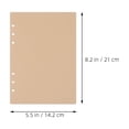 thumbnail image 2 of BESTYASH 240Pcs Refillable Loose Leaf Notebook Paper Light Brown Color for Work School and Personal Use, 2 of 8
